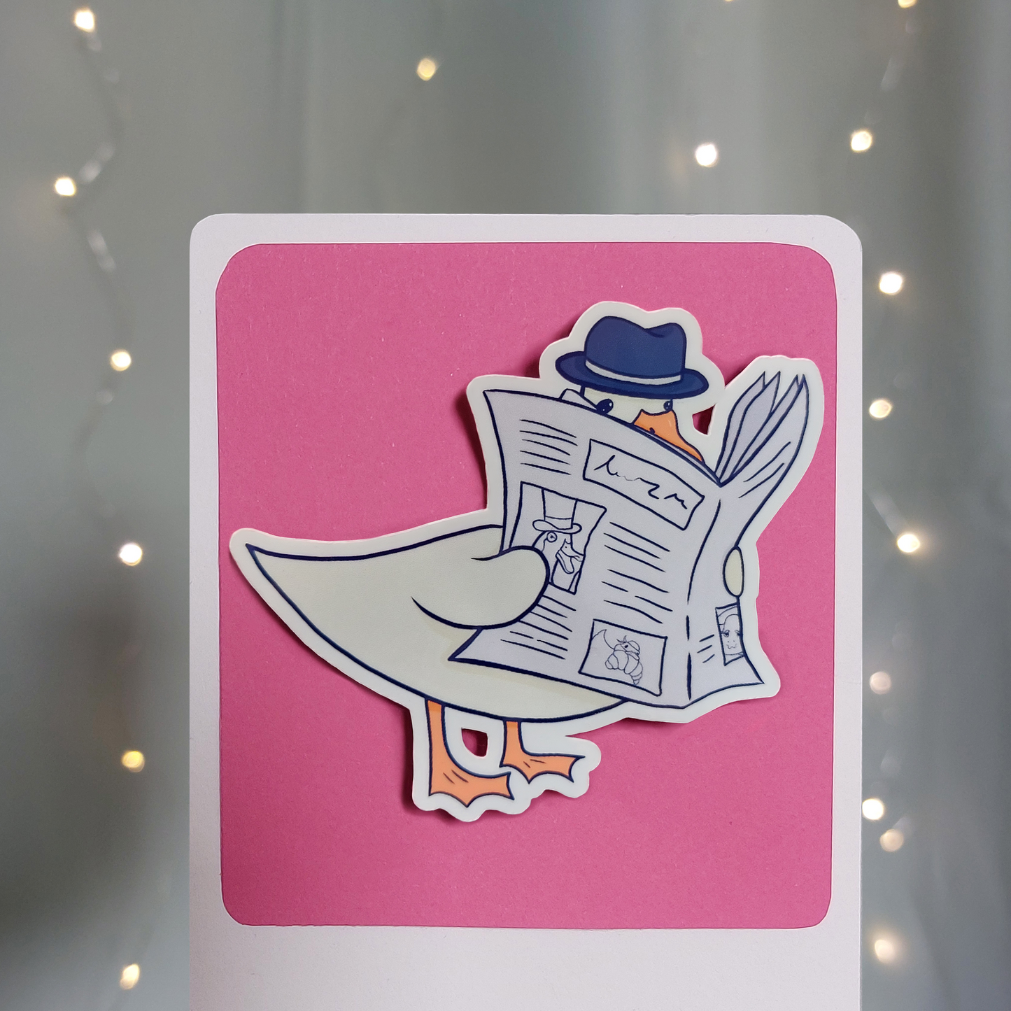Detective Duck – Sticker 🦆🔎🥐