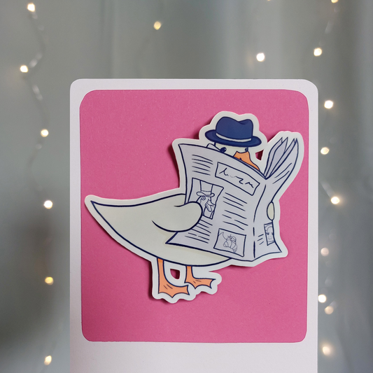 Detective Duck – Sticker 🦆🔎🥐