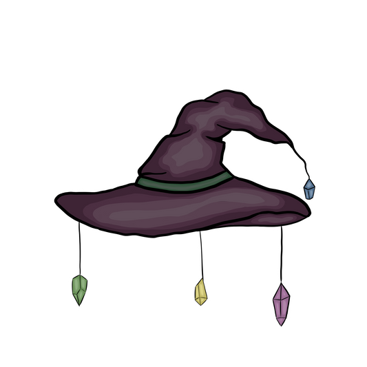 Der Flüsterhut – Sticker ✨🔮