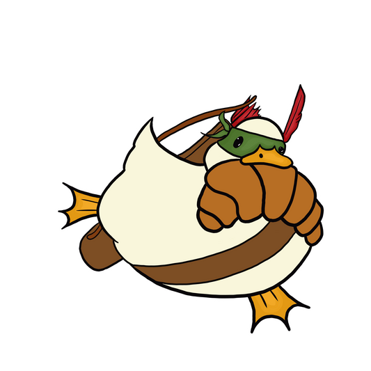 Robin Duck – Sticker 🦆🥐🏹