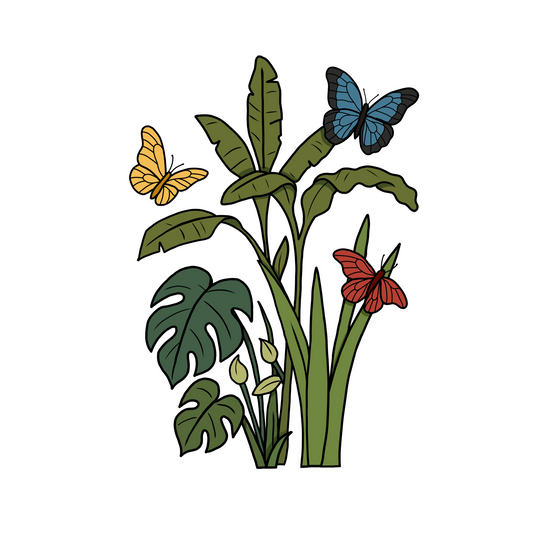 Schmetterlingsgarten - Sticker 🦋✨🌿